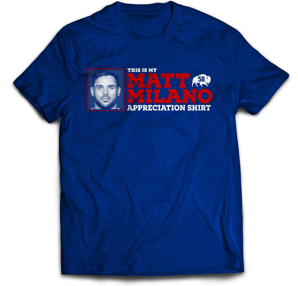 Matt Milano Appreciation T-shirt - Buffalo Bills – Store716