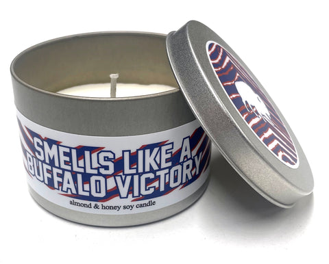 Smells Like a Buffalo Victory - Almond & Honey Soy Candle