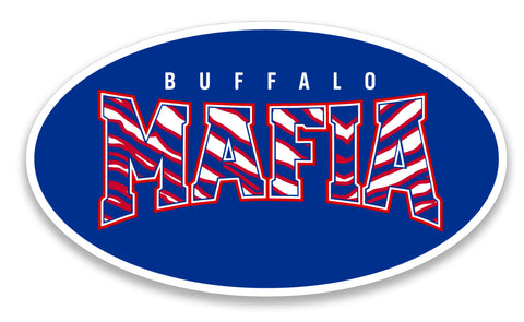 Buffalo Mafia Oval removable sticker