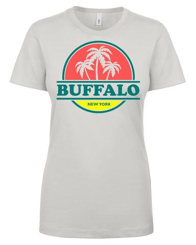 Tropic of Buffalo - Ladies Fitted Crew Neck